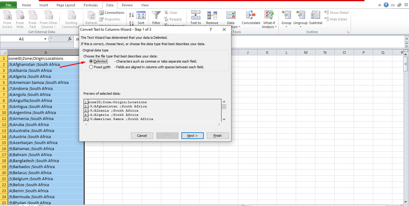 csv-delimeted