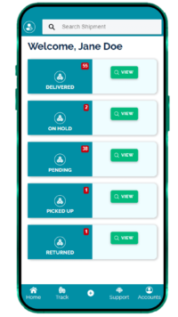 WPCargo Customer Mobile  APP -  Customer  Book, Track & Trace,  Account  Mobile App - Image 5