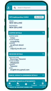 WPCargo Customer Mobile  APP -  Customer  Book, Track & Trace,  Account  Mobile App - Image 7